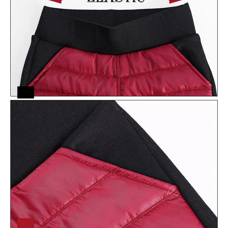Damen Winter Leggings Gefüttert – Warme High Waist Jogginghose Fleece