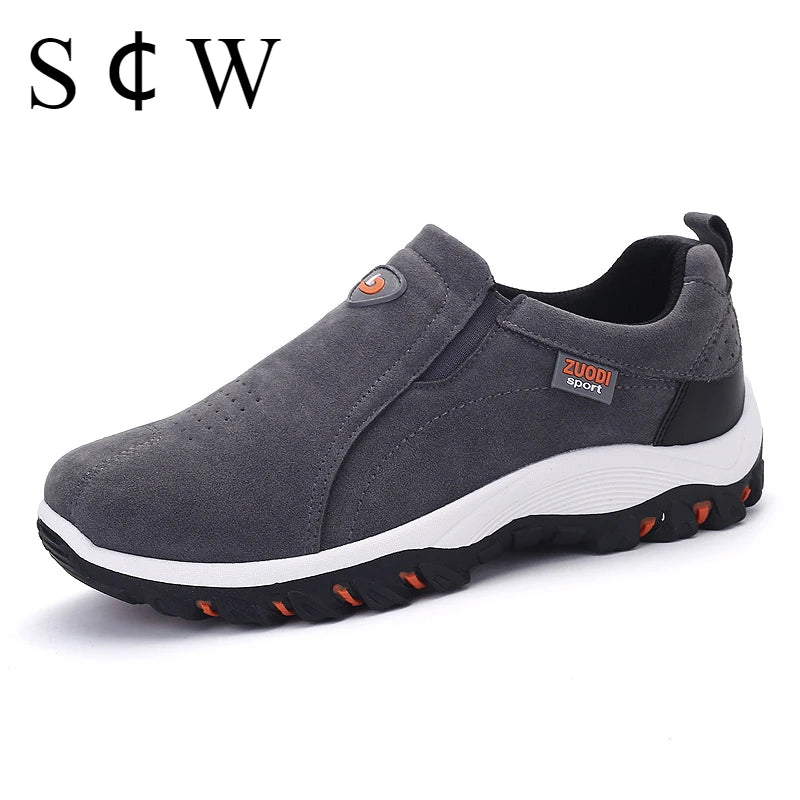 Herren Sneaker Outdoor Leicht – Walking Wanderschuhe Atmungsaktiv Übergröße