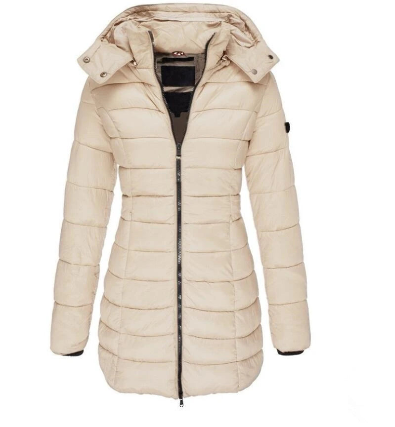 Damen Hoodie Jacke mit Reißverschluss – Sweatjacke Kapuze Slim Fit
