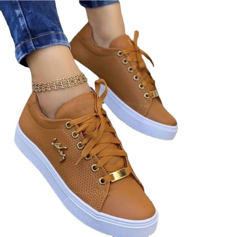 Damen Sneaker Casual Leicht – Vulkanisierte Sportschuhe für Walking & Outdoor