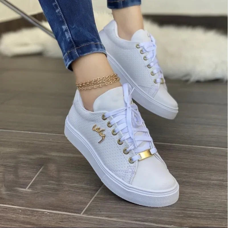 Damen Sneaker Casual Leicht – Vulkanisierte Sportschuhe für Walking & Outdoor