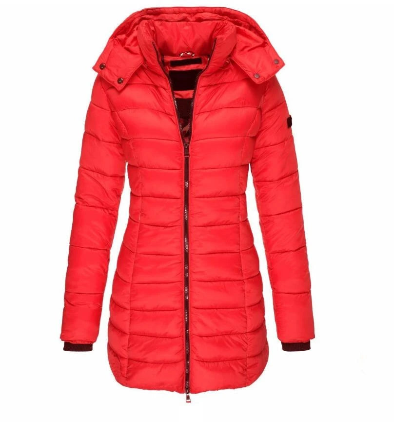 Damen Hoodie Jacke mit Reißverschluss – Sweatjacke Kapuze Slim Fit