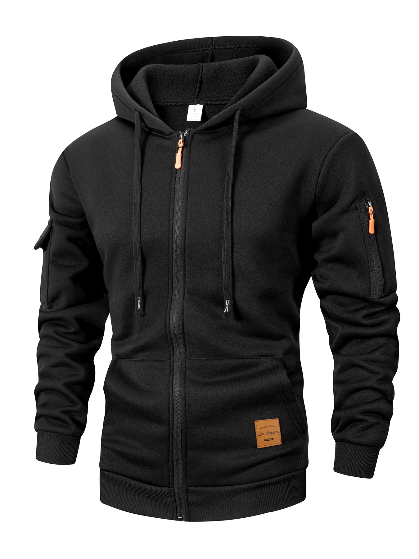 Herren Hoodie Slim Fit – Sweatshirt Jacke mit Reißverschluss für Herbst & Winter