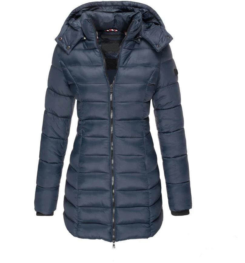 Damen Hoodie Jacke mit Reißverschluss – Sweatjacke Kapuze Slim Fit