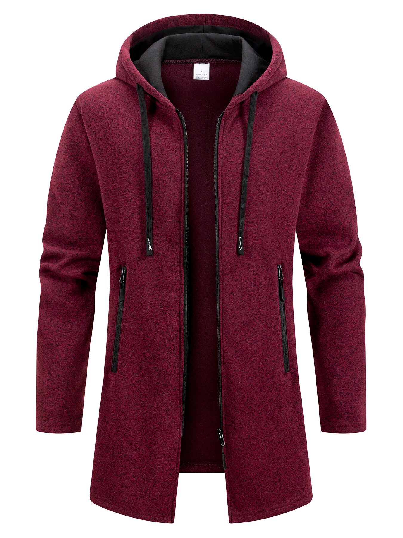Herren Hoodie Oversize Streetwear – Winter Trainingsanzug Jacke mit Reißverschluss