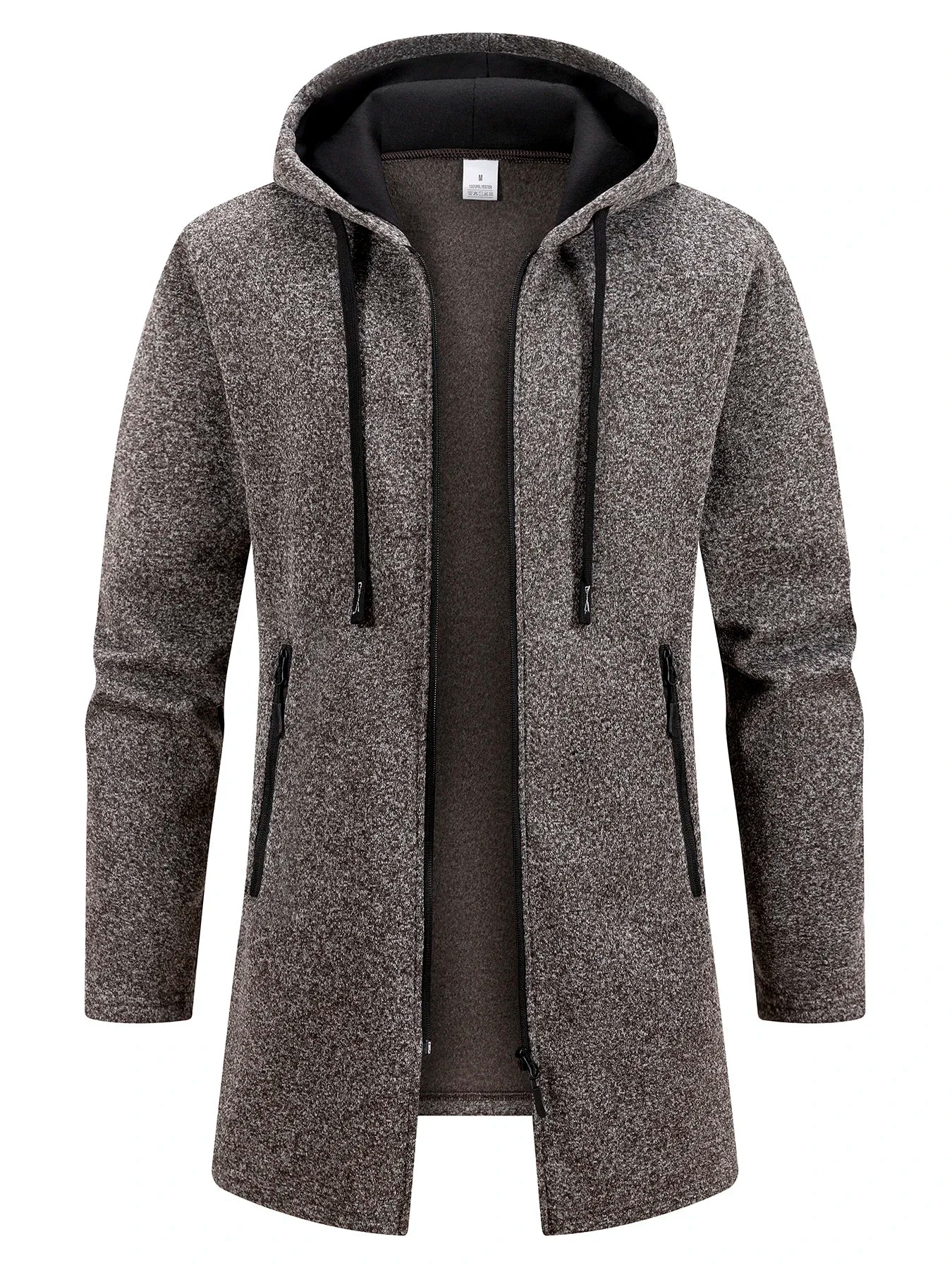 Herren Hoodie Oversize Streetwear – Winter Trainingsanzug Jacke mit Reißverschluss
