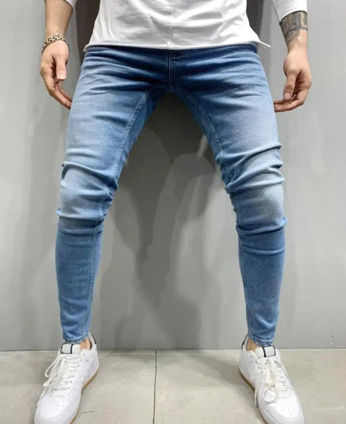Herren Jeans Stretch Schwarz – Business Casual Denim Hose Regular Fit