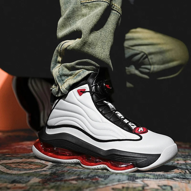 Herren Basketballschuhe Atmungsaktiv – Dämpfende Sportschuhe Rutschfest