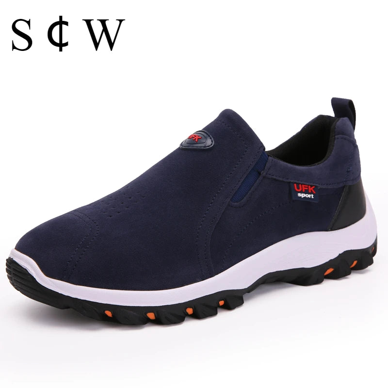 Herren Sneaker Outdoor Leicht – Walking Wanderschuhe Atmungsaktiv Übergröße