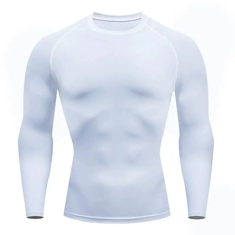 Herren Kompressionsshirt Langarm – Quick Dry Funktionsshirt für Fitness & Laufen