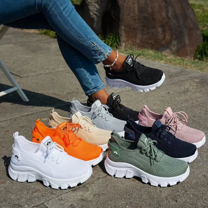 Chaussures en maille pour femmes - Chaussures décontractées légères et respirantes