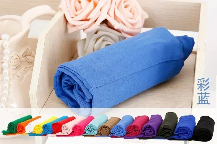 Leggings en coton taille haute pour femme - Pantalons extensibles disponibles en 15 couleurs jusqu'à la taille 6XL
