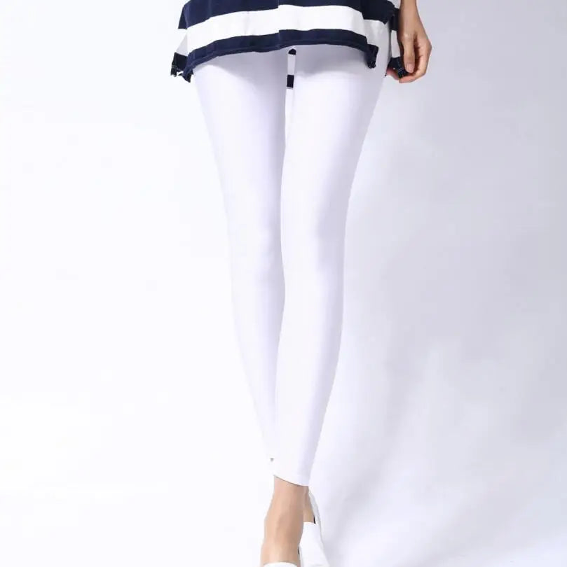 Women's Neon High Waist Leggings – Colorful Stretch Pants in Candy Colors