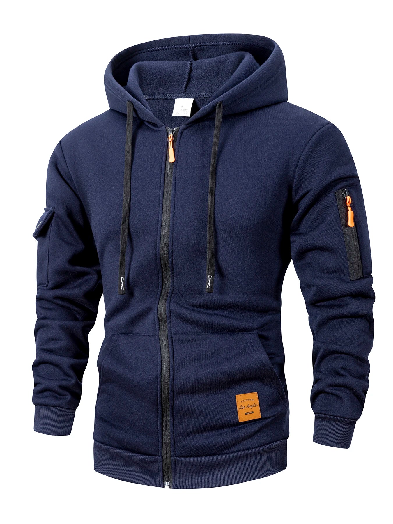 Herren Hoodie Slim Fit – Sweatshirt Jacke mit Reißverschluss für Herbst & Winter