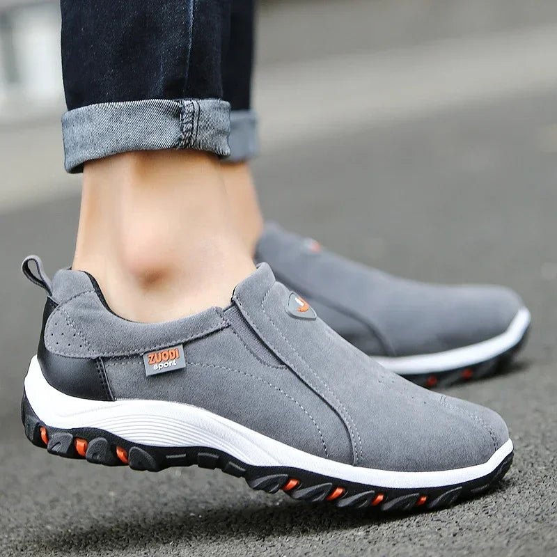 Herren Sneaker Outdoor Leicht – Walking Wanderschuhe Atmungsaktiv Übergröße