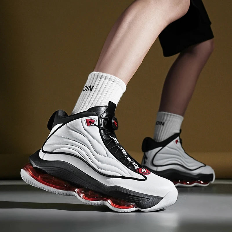 Herren Basketballschuhe Atmungsaktiv – Dämpfende Sportschuhe Rutschfest
