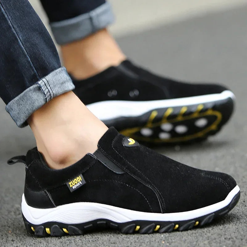 Herren Sneaker Outdoor Leicht – Walking Wanderschuhe Atmungsaktiv Übergröße