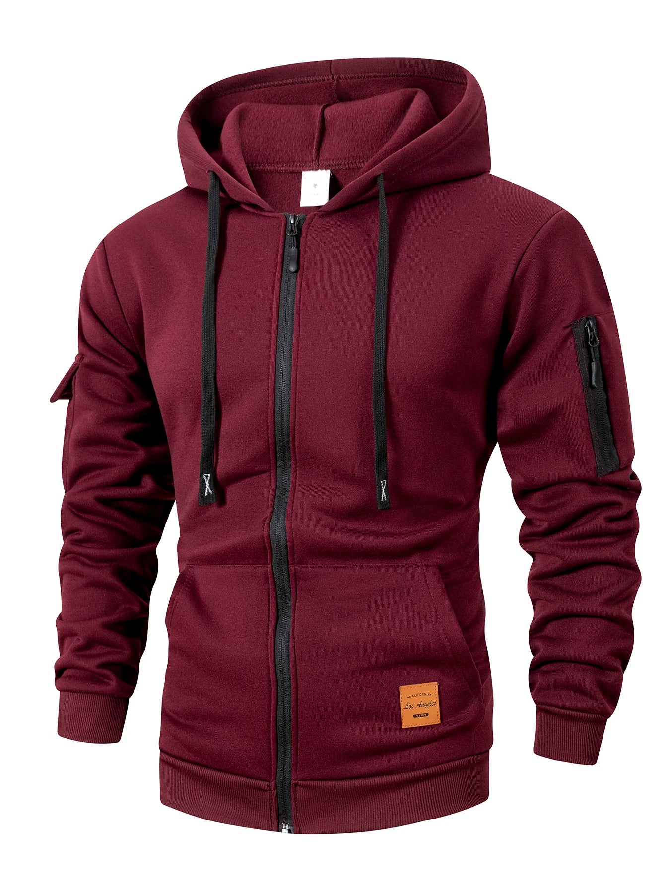 Herren Hoodie Slim Fit – Sweatshirt Jacke mit Reißverschluss für Herbst & Winter