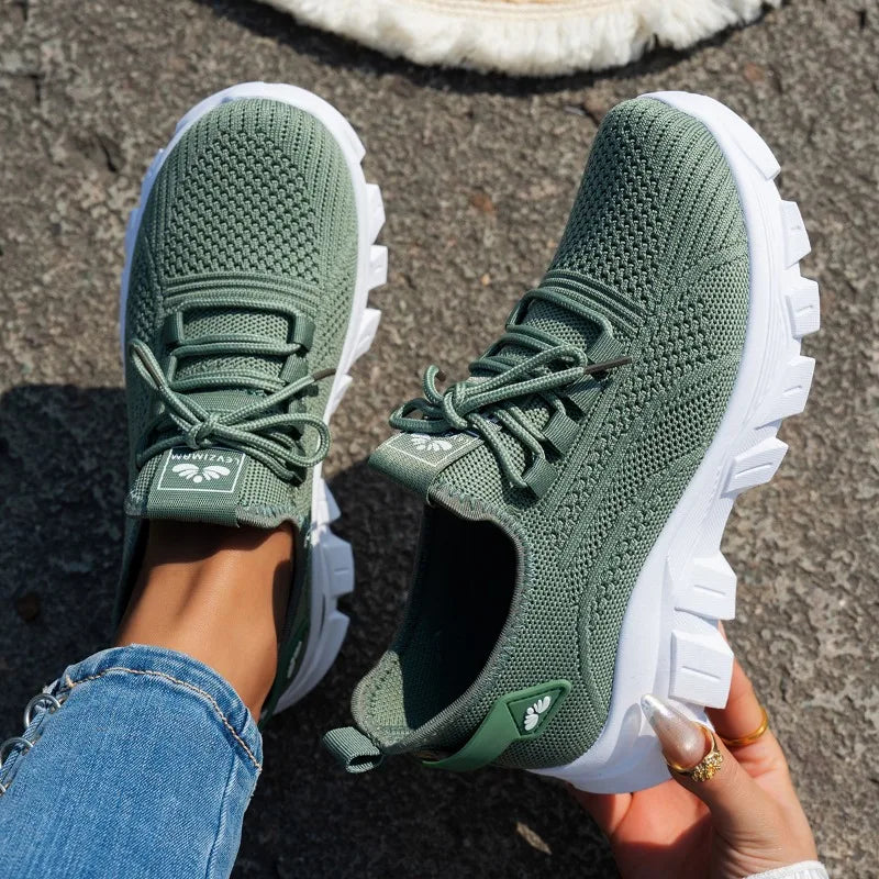 Chaussures en maille pour femmes - Chaussures décontractées légères et respirantes