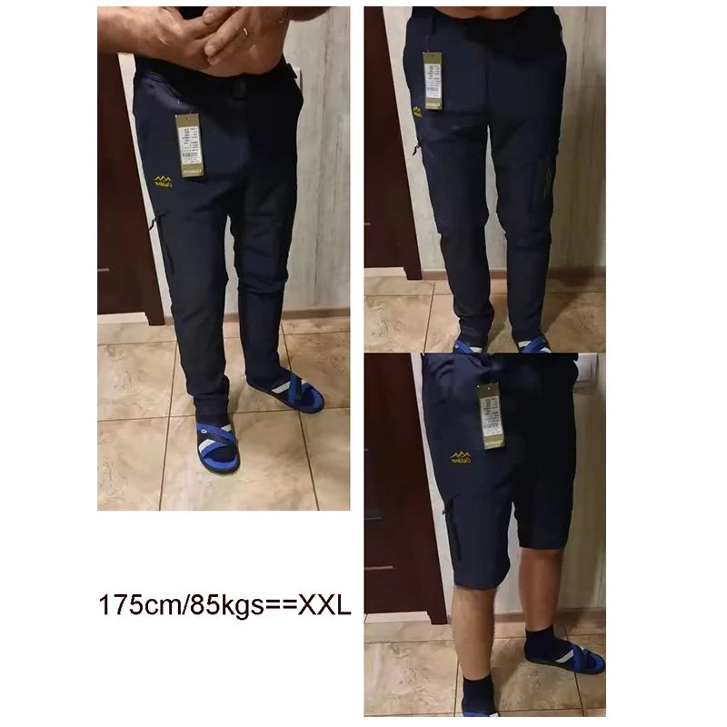 Pantalon de randonnée pour homme – Pantalon de camping et de trekking respirant avec poches