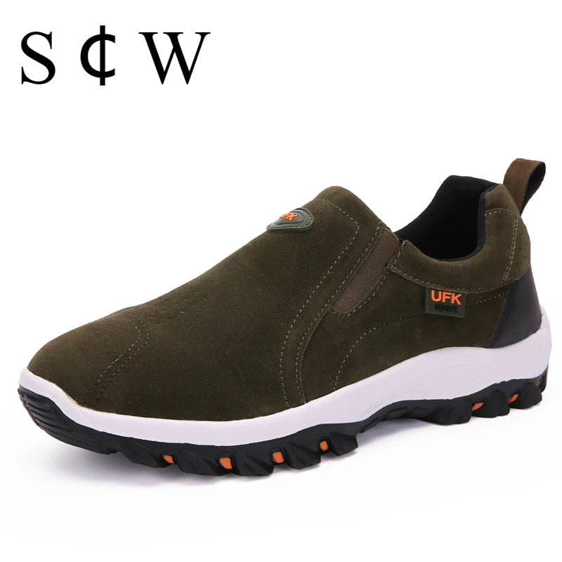 Herren Sneaker Outdoor Leicht – Walking Wanderschuhe Atmungsaktiv Übergröße