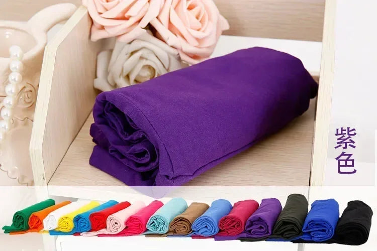 Leggings en coton taille haute pour femme - Pantalons extensibles disponibles en 15 couleurs jusqu'à la taille 6XL